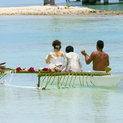 Mariage polynésien à Moorea