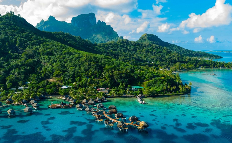 Envol vers Bora Bora